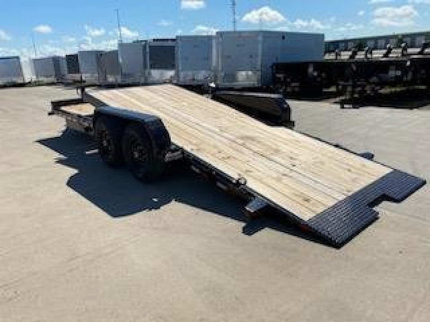 New 2024 BIG TEX 83"X 20 Split Tilt Flatbed Equipment Trailer