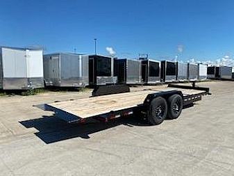 New 2024 BIG TEX 83"X 20 Split Tilt Flatbed Equipment Trailer