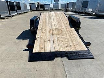 New 2024 BIG TEX 83"X 20 Split Tilt Flatbed Equipment Trailer