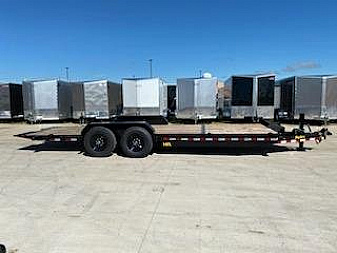 New 2024 BIG TEX 83"X 20 Split Tilt Flatbed Equipment Trailer