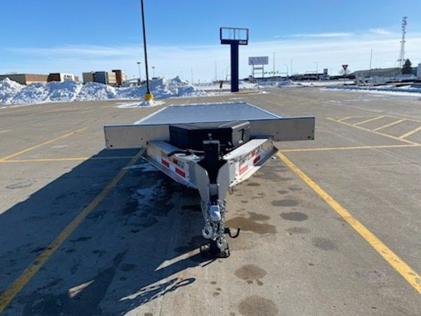 New 2024 TIMPTE 8.5'X24' ALUMINUM Flatbed DECK OVER Equipment Trailer W/MEGA RAMPS