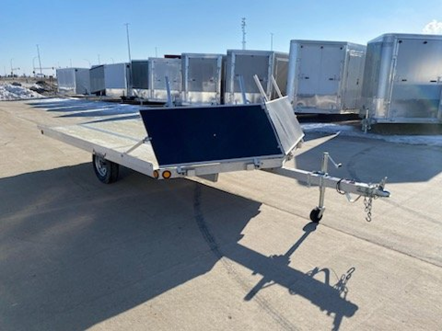 Used USED 2022 Triton Trailers XT12VR-101 F 2-Sled Snowmobile Trailer