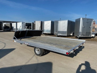 Used USED 2022 Triton Trailers XT12VR-101 F 2-Sled Snowmobile Trailer