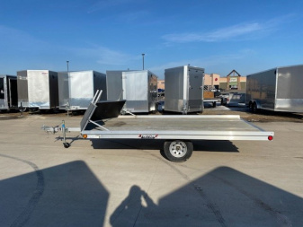 Used USED 2022 Triton Trailers XT12VR-101 F 2-Sled Snowmobile Trailer