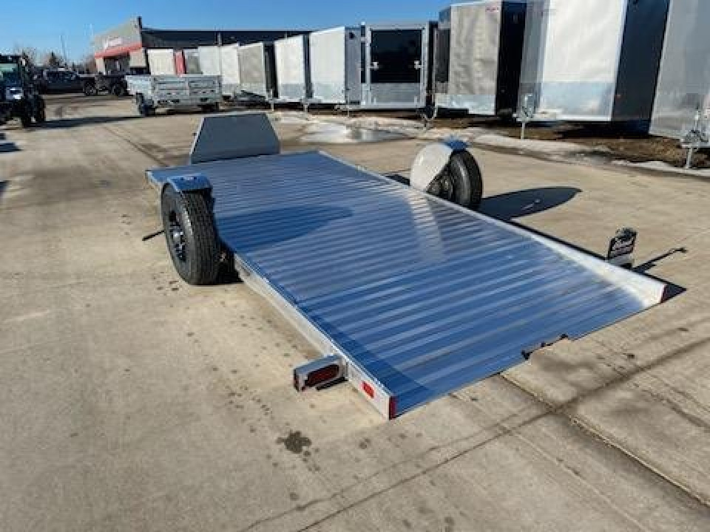 New 2024 TIMPTE 6.5' X 14' ALUMINUM HYD TILT Equipment Trailer
