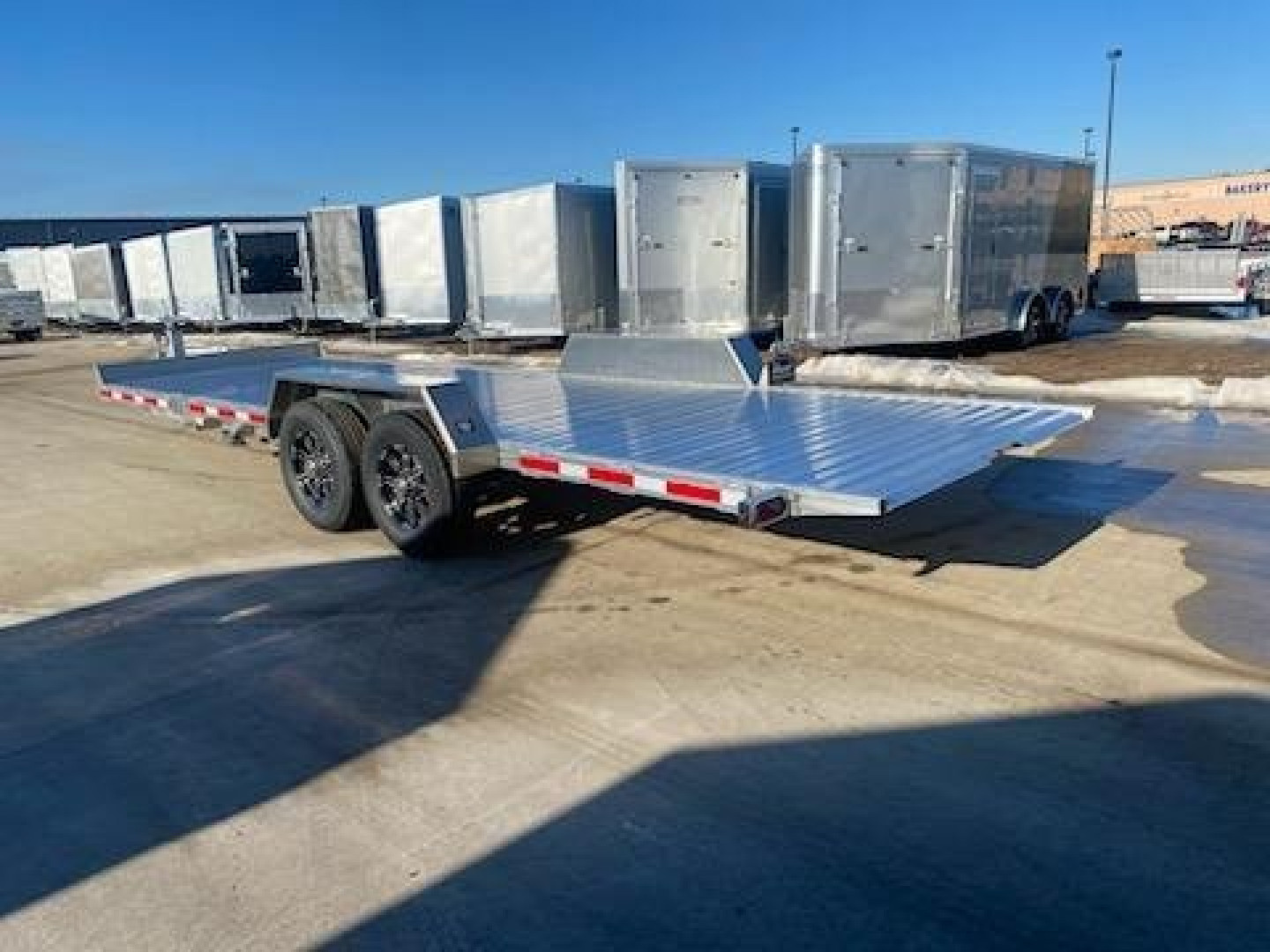 New 2024 TIMPTE 83"X 24' Split Tilt 8K AXLES Tilt Trailer/Equipment Trailer