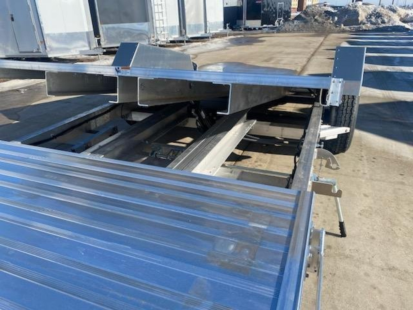 New 2024 TIMPTE 83"X 24' Split Tilt 8K AXLES Tilt Trailer/Equipment Trailer