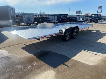 New 2024 TIMPTE 83"X 24' Split Tilt 8K AXLES Tilt Trailer/Equipment Trailer