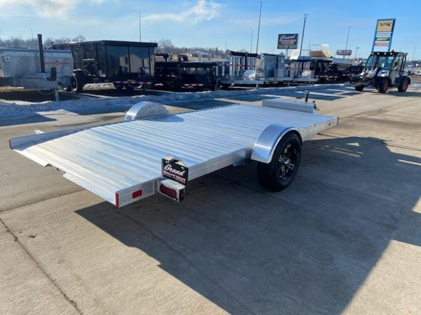 New 2024 TIMPTE 6.5' X 12' ALUMINUM HYD TILT Equipment Trailer