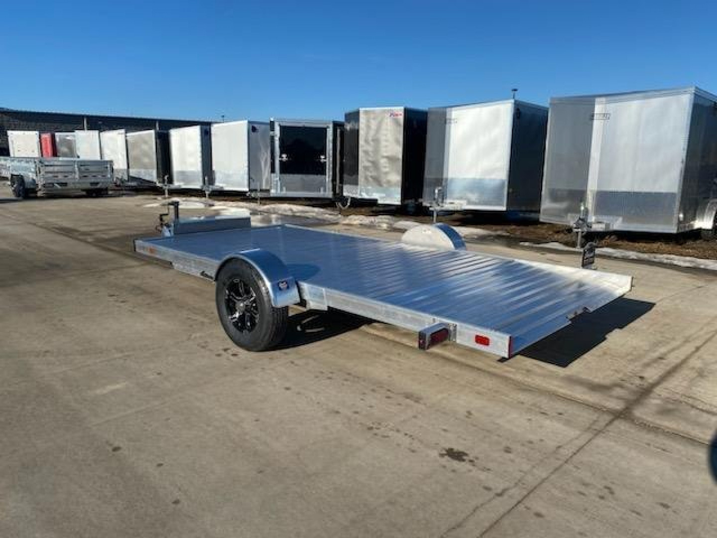 New 2024 TIMPTE 6.5' X 12' ALUMINUM HYD TILT Equipment Trailer