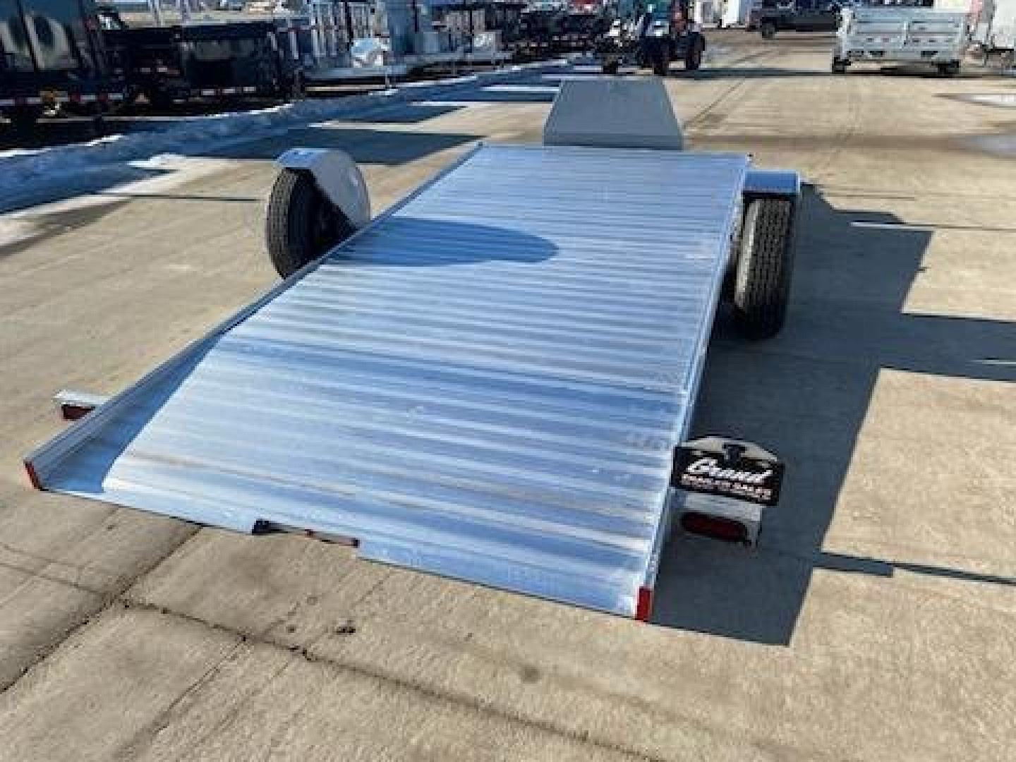 New 2024 TIMPTE 6.5' X 12' ALUMINUM HYD TILT Equipment Trailer