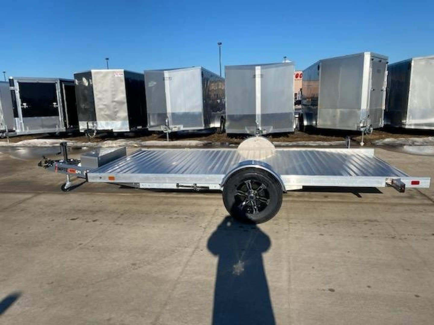 New 2024 TIMPTE 6.5' X 12' ALUMINUM HYD TILT Equipment Trailer