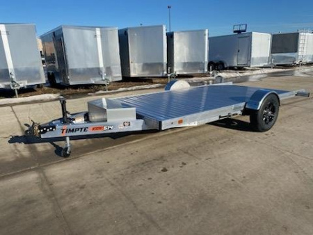 New 2024 TIMPTE 6.5' X 12' ALUMINUM HYD TILT Equipment Trailer