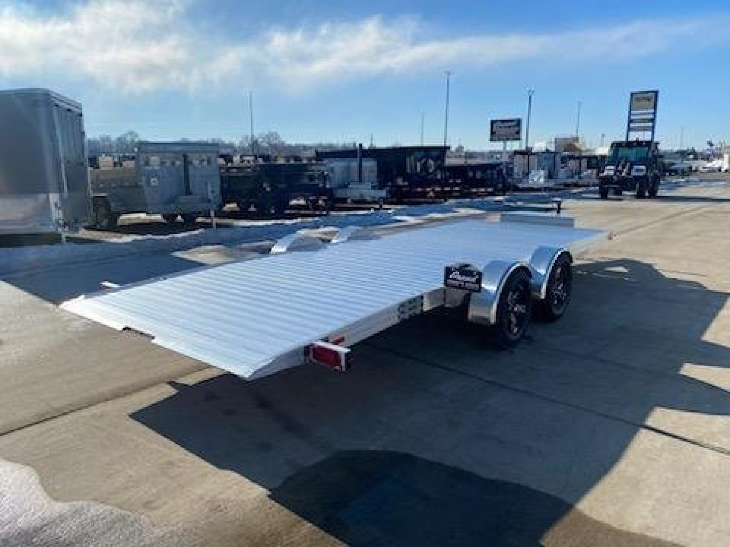 New 2024 TIMPTE 82.5"X 20' Hydraulic Tilt Trailer-Flatbed/Car Hauler