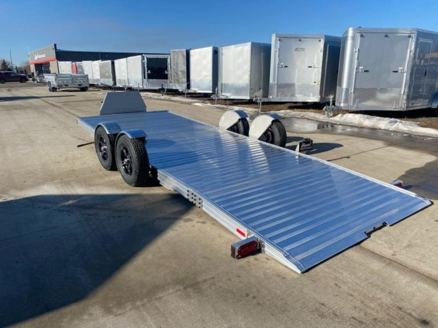New 2024 TIMPTE 82.5"X 20' Hydraulic Tilt Trailer-Flatbed/Car Hauler