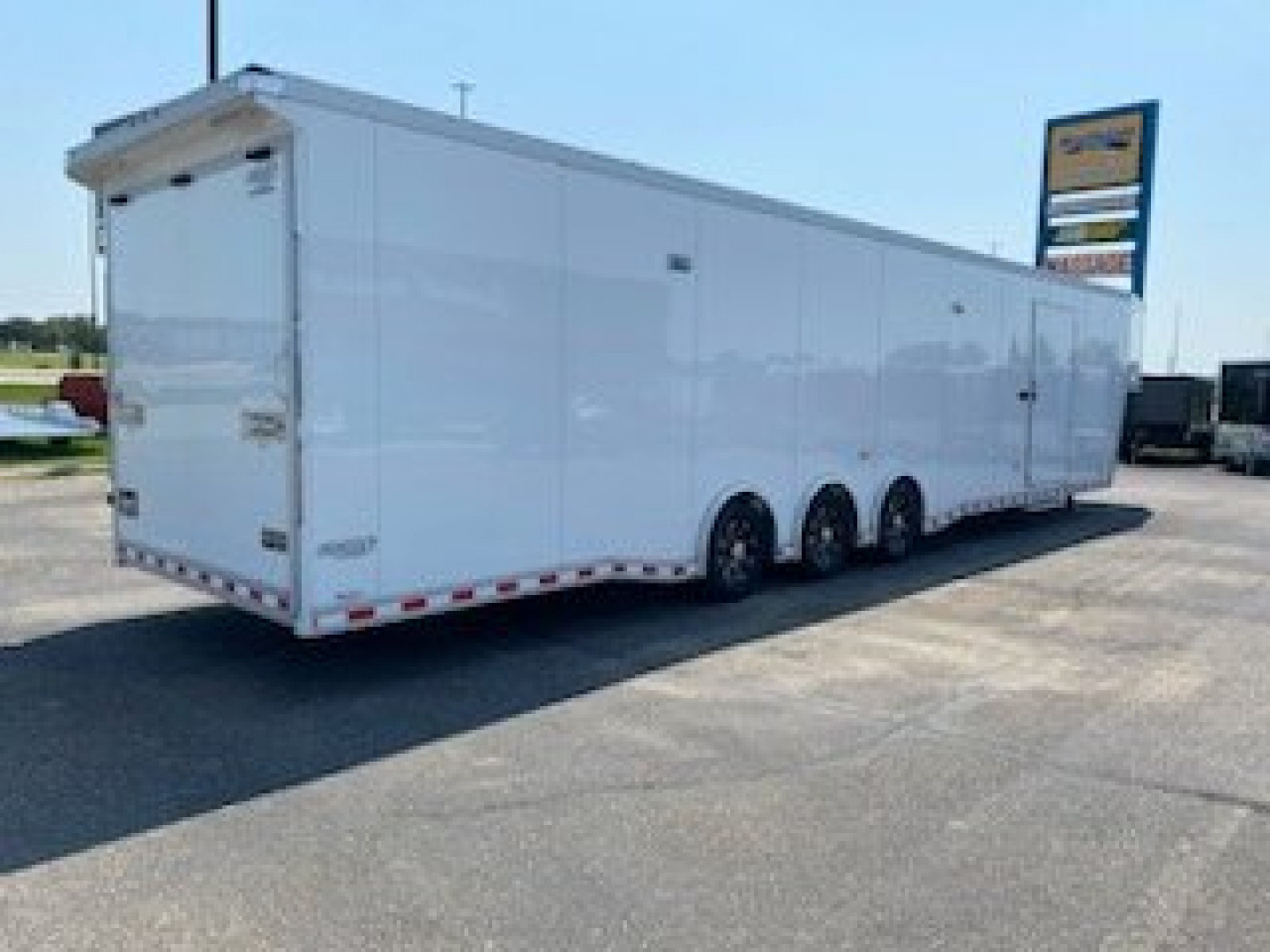 New 8.5' X 44' ALUMINUM GOOSENECK Enclosed CAR HAULER
