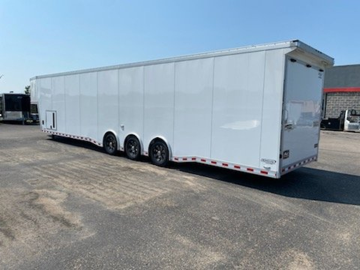 New 8.5' X 44' ALUMINUM GOOSENECK Enclosed CAR HAULER