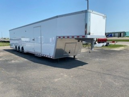 New 8.5' X 44' ALUMINUM GOOSENECK Enclosed CAR HAULER