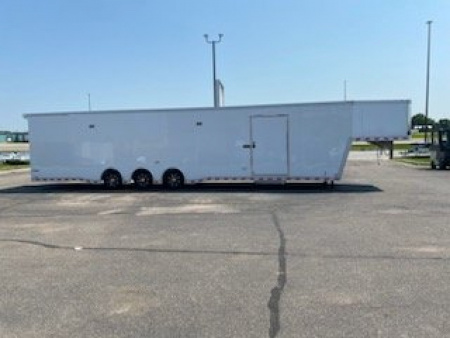 New 8.5' X 44' ALUMINUM GOOSENECK Enclosed CAR HAULER
