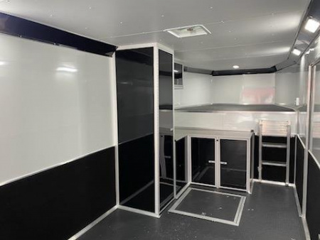 New 8.5' X 44' ALUMINUM GOOSENECK Enclosed CAR HAULER