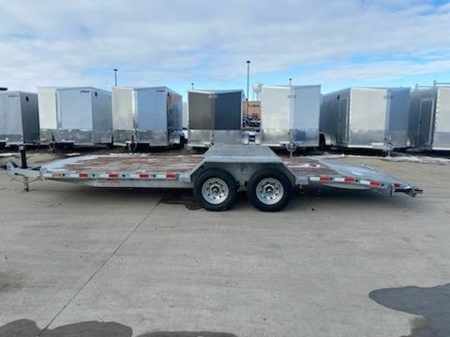 New 2024 Triumph Trailers CH-TA82x16+2-52 Galvanized Flatbed Trailer/CAR HAULER