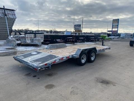 New 2024 Triumph Trailers CH-TA82x16+2-52 Galvanized Flatbed Trailer/CAR HAULER