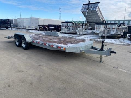 New 2024 TRIUMPH TRAILERS CH-TA82x16+2-52 GALVANIZED. FLATBED TRAILER CAR HAULER