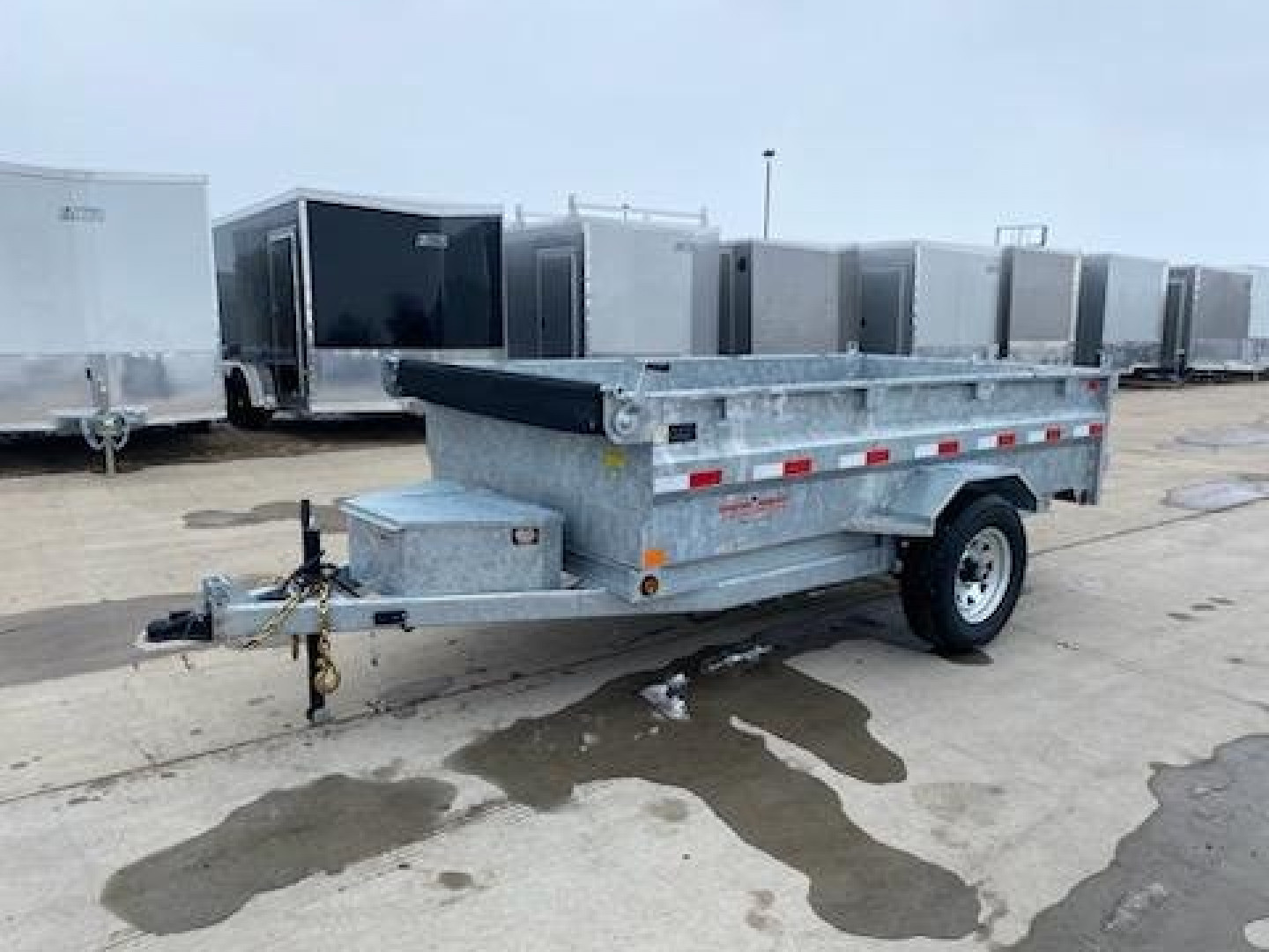 New 2024 TRIUMPH TRAILERS GDT-SAE5x10-52 Galvanized Dump Trailer for ...
