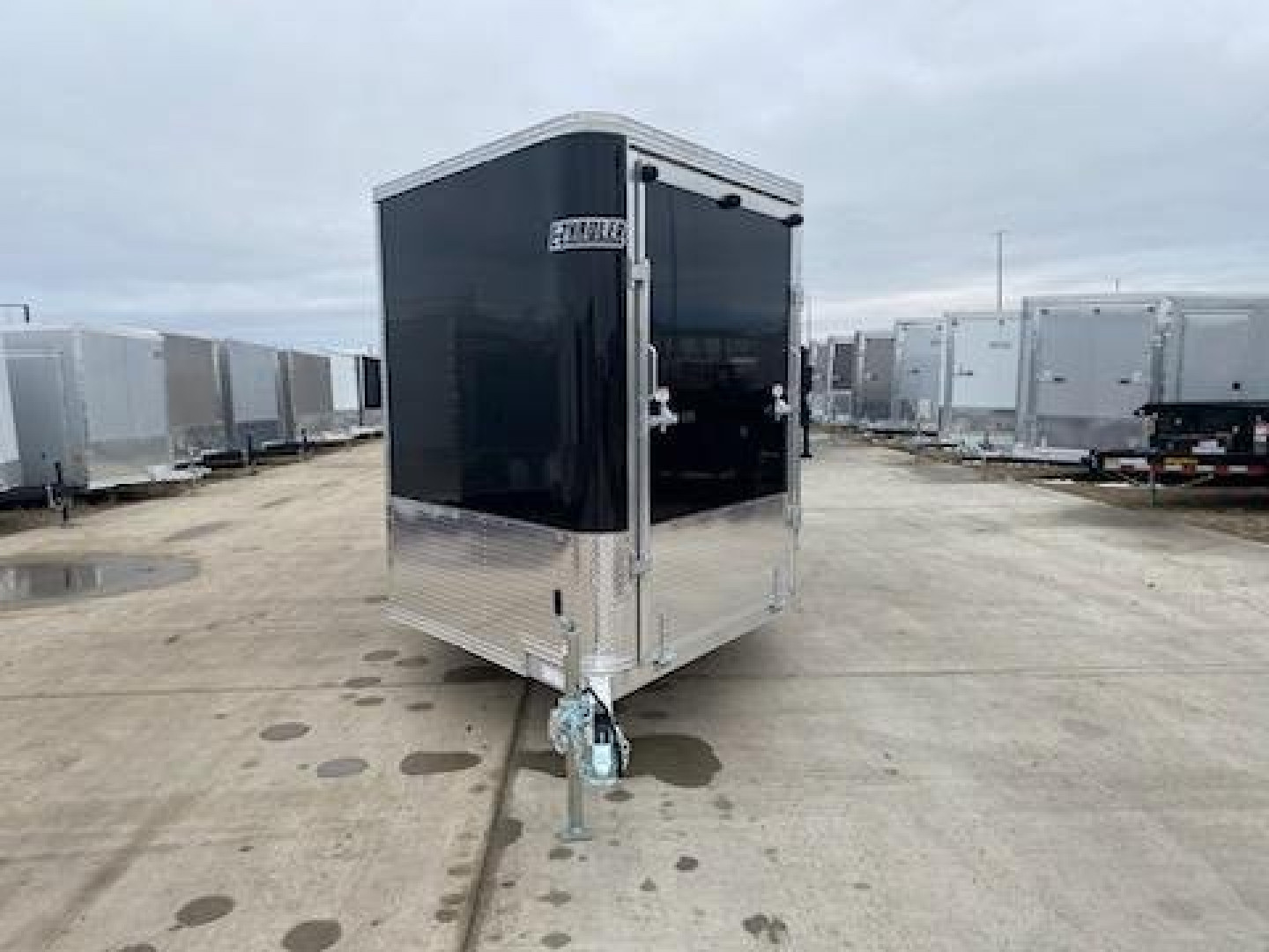 New 2024 E-Z Hauler EZES7X14+5 LIMITED Snowmobile Trailer 19'