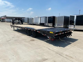 New 2024 BIG TEX 8.5'X 25+5' - 17,600# GOOSENECK W/MEGA RAMPS