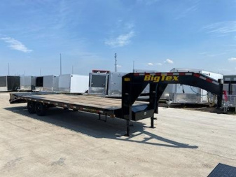 New 2024 BIG TEX 8.5'X 25+5' - 17,600# GOOSENECK W/MEGA RAMPS