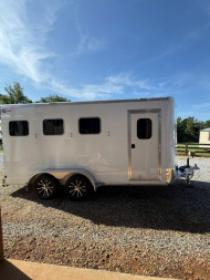 New 2026 KIEFER MANUFACTURING Kruiser 3 Horse Slant Load Bumper Pull Horse Trailer
