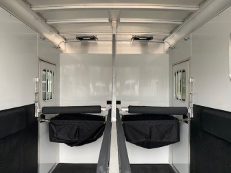 New 2025 ADAM 2 Horse Straightload JuLite Bumper Pull Horse Trailer
