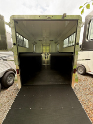New 2026 Adam 2 Horse Straightload JuLite Manger Bumper Pull Horse Trailer