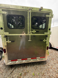 New 2026 Adam 2 Horse Straightload JuLite Manger Bumper Pull Horse Trailer