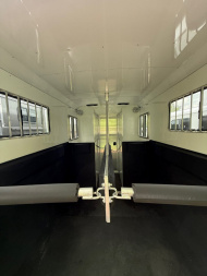 New 2026 Adam 2 Horse Straightload JuLite Manger Bumper Pull Horse Trailer