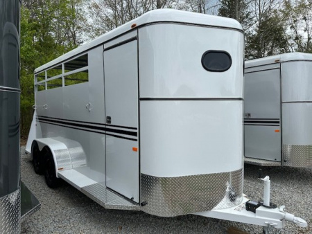 New 2026 Bee 3 Horse Slant Load BP Drops Horse Trailer
