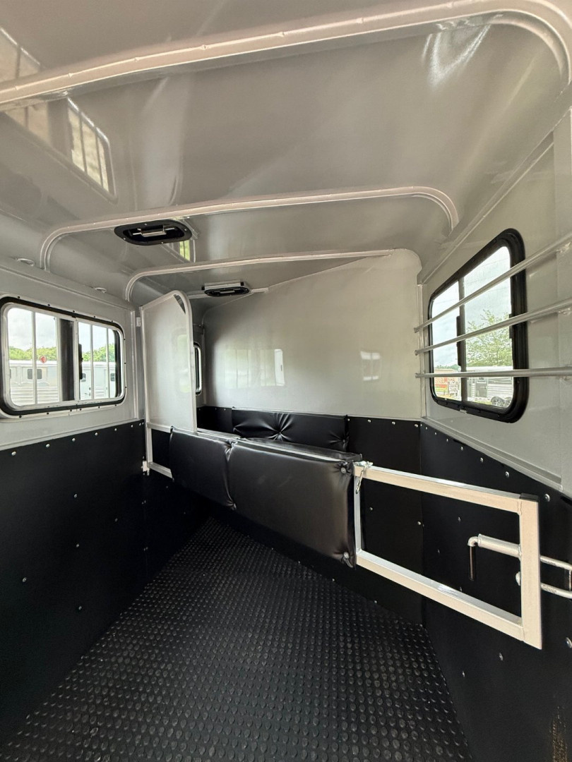 New 2026 Bee Chief 2 Horse Fully Enclosed Bumper Pull Horse Trailer