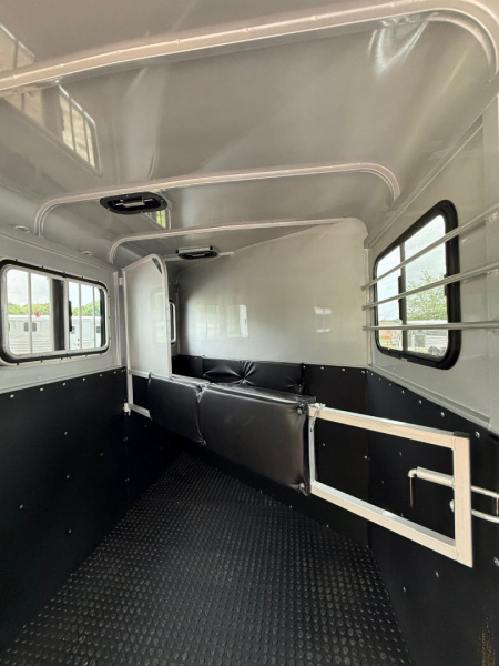 New 2026 Bee Chief 2 Horse Fully Enclosed Bumper Pull Horse Trailer