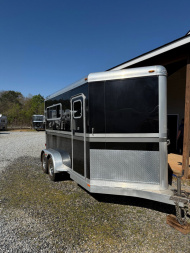 Used 2016 4-STAR TRAILERS 2 Horse Slant Load Bumper Pull Horse Trailer
