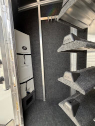 New 2026 4-Star Trailers 4 Horse Slant Side Closet Gooseneck Horse Trailer