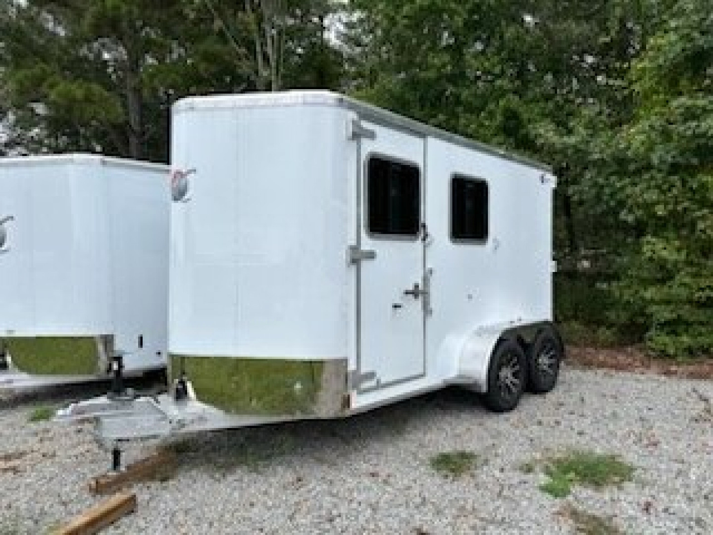 New 2026 Kiefer Manufacturing Kruiser 2 Horse Slant Load Bumper Pull Horse Trailer