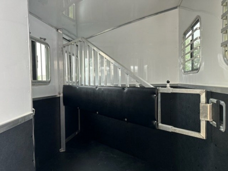 New 2026 Kiefer Manufacturing Kruiser 2 Horse Slant Load Bumper Pull Horse Trailer