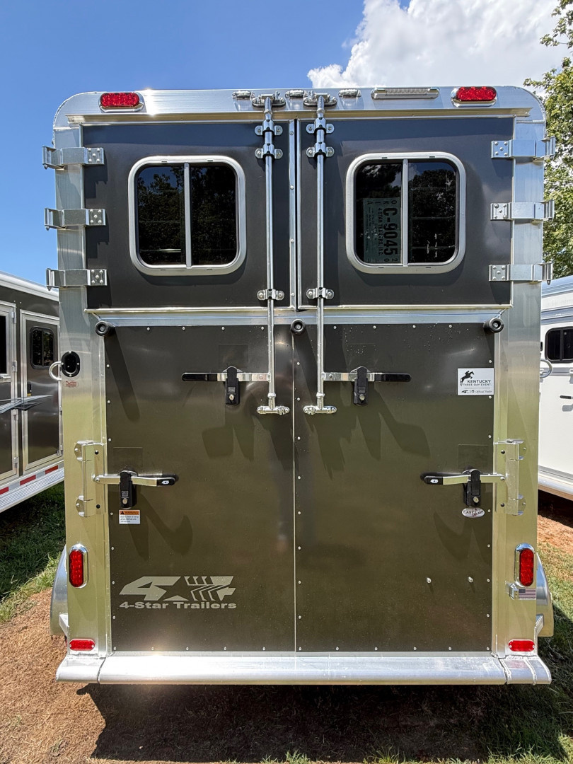 New 2027 4-Star Trailers 2 - Horse Straight Load Bumper Pull Horse Trailer