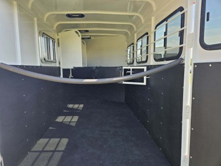 New 2026 Bee Chief 3 Horse Fully Enclosed Bumper Pull Horse Trailer