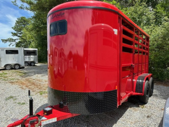 New 2024 DELTA TRAILERS 2 Horse Slant Load BP Horse Trailer