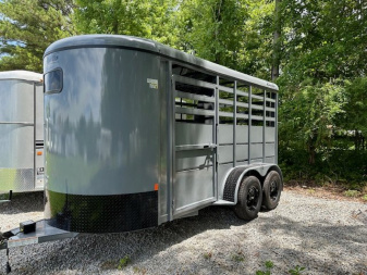 New 2024 DELTA TRAILERS 2 Horse Slant Load BP Horse Trailer