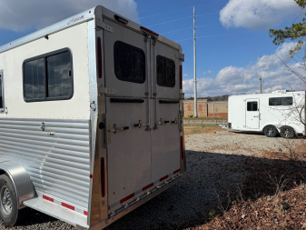 New 2025 ADAM Custom Coach 4 Horse Head to Head Horse Trailer