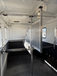 New 2025 ADAM Custom Coach 4 Horse Head to Head Horse Trailer