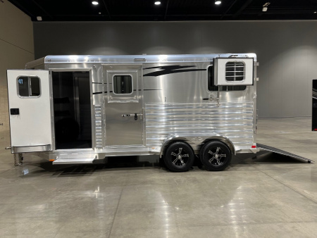 New 2026 4-STAR TRAILERS 2 Horse Straight Load Side Ramp Bumper Pull Horse Trailer